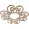 Ekena Millwork Cohen Wood Fretwork Pierced Ceiling Medallion, Red Oak, 28"OD x 9 5/8"ID x 1/4"T CMWP28X28X0250CORO - alternate 4